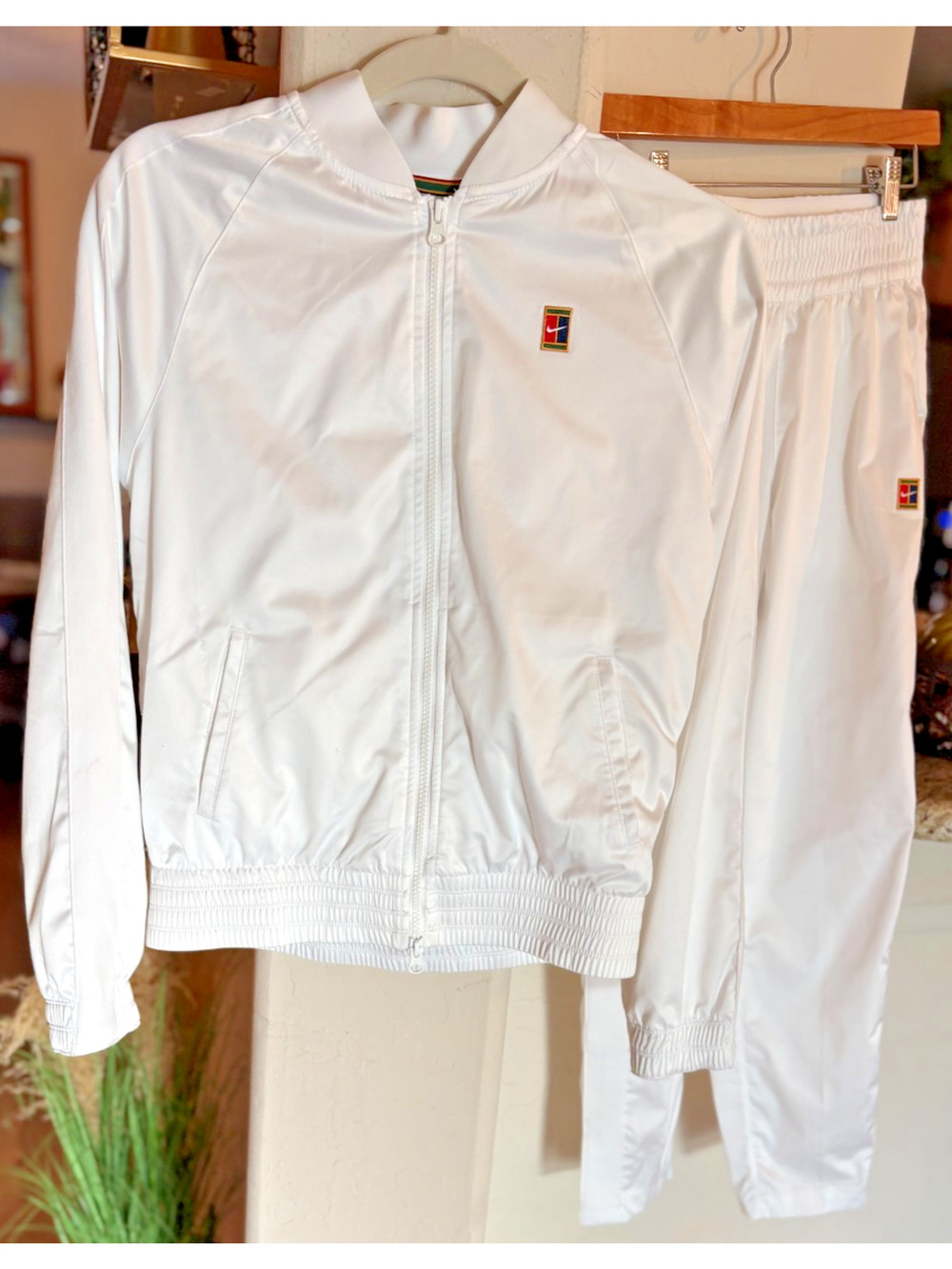 Nike Women's Court Stadium Tennis Tear Away Jogger Track Jacket S & Pants Set XS